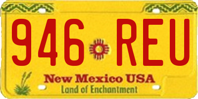 NM license plate 946REU