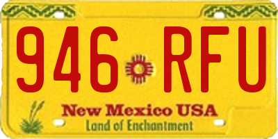 NM license plate 946RFU