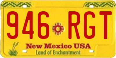NM license plate 946RGT