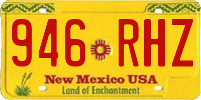 NM license plate 946RHZ