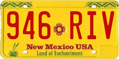 NM license plate 946RIV
