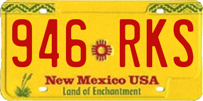 NM license plate 946RKS