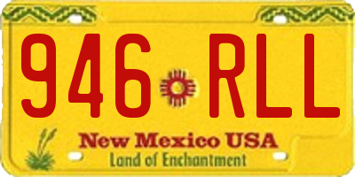 NM license plate 946RLL