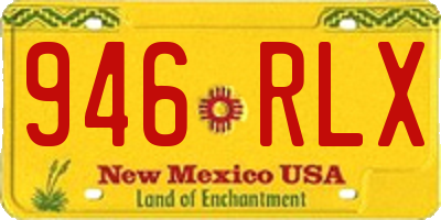 NM license plate 946RLX