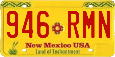 NM license plate 946RMN