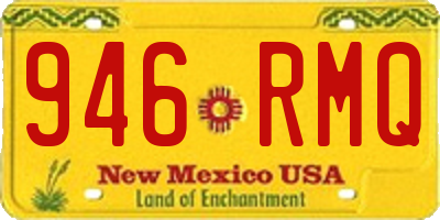 NM license plate 946RMQ