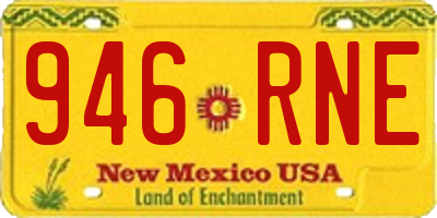NM license plate 946RNE