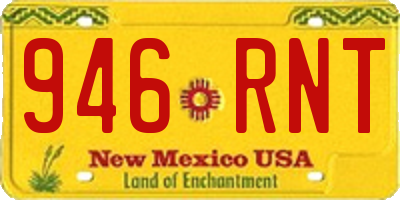 NM license plate 946RNT
