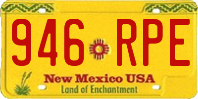 NM license plate 946RPE