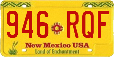NM license plate 946RQF
