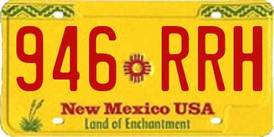 NM license plate 946RRH