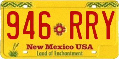 NM license plate 946RRY