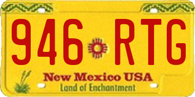 NM license plate 946RTG
