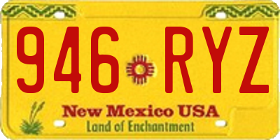 NM license plate 946RYZ