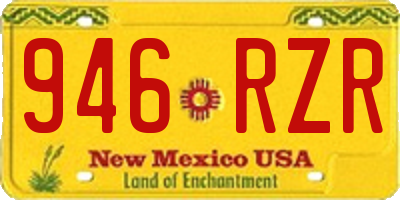 NM license plate 946RZR