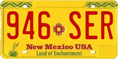 NM license plate 946SER