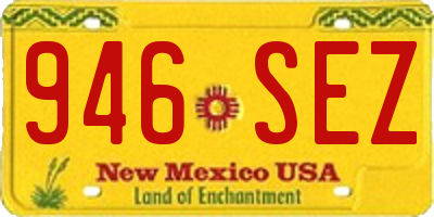 NM license plate 946SEZ