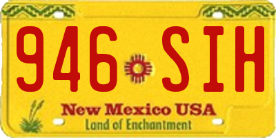 NM license plate 946SIH