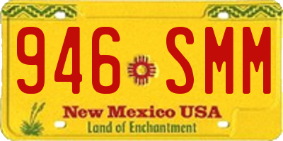 NM license plate 946SMM