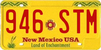 NM license plate 946STM