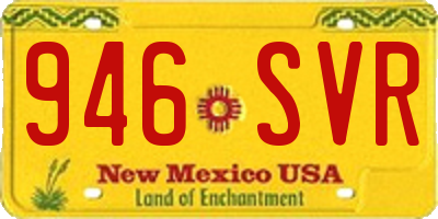 NM license plate 946SVR