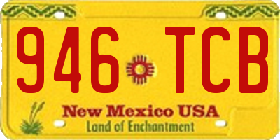 NM license plate 946TCB