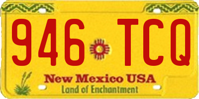 NM license plate 946TCQ