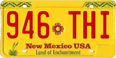 NM license plate 946THI