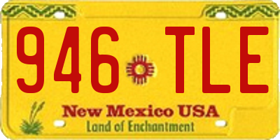 NM license plate 946TLE
