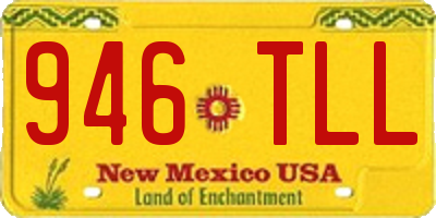 NM license plate 946TLL