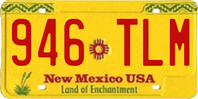 NM license plate 946TLM