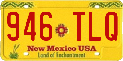 NM license plate 946TLQ