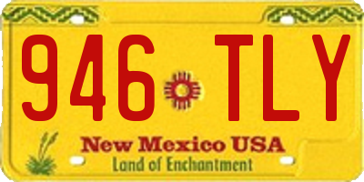 NM license plate 946TLY
