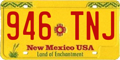 NM license plate 946TNJ