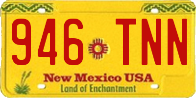 NM license plate 946TNN