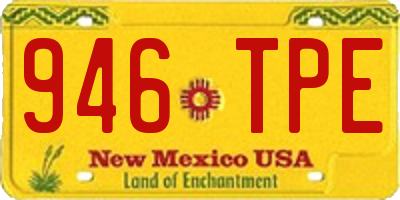 NM license plate 946TPE