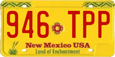 NM license plate 946TPP
