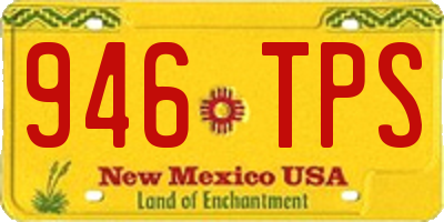 NM license plate 946TPS