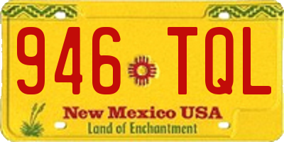 NM license plate 946TQL