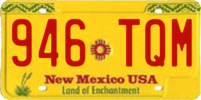 NM license plate 946TQM