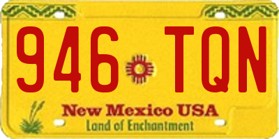 NM license plate 946TQN