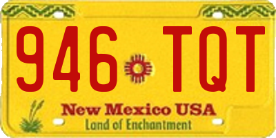 NM license plate 946TQT