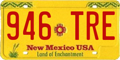 NM license plate 946TRE