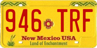 NM license plate 946TRF