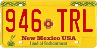 NM license plate 946TRL