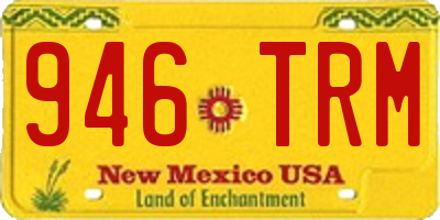 NM license plate 946TRM