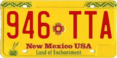 NM license plate 946TTA