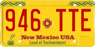 NM license plate 946TTE