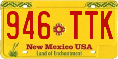 NM license plate 946TTK