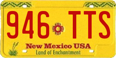 NM license plate 946TTS